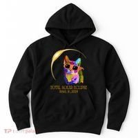 Cat Wearing Solar Eclipse Glasses Hoodie thumb 0
