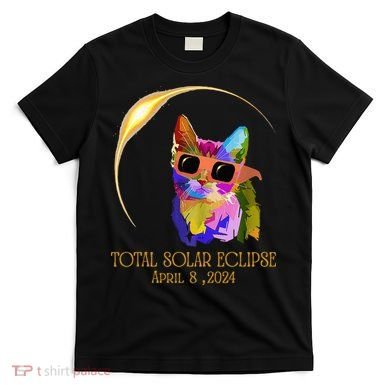 Cat Wearing Solar Eclipse Glasses T-Shirt