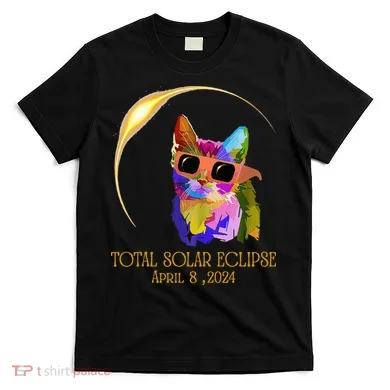 Cat Wearing Solar Eclipse Glasses T-Shirt