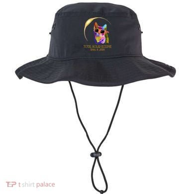 Cat Wearing Solar Eclipse Glasses Bucket Hat