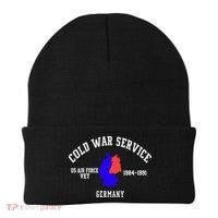 Cold War Service Air Force Veteran Germany 1984-1991 Beanie thumb 0