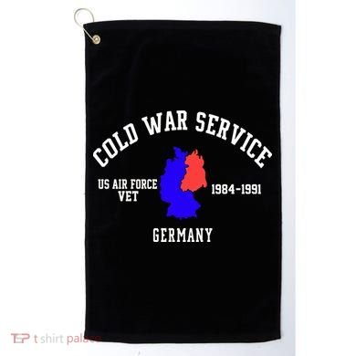 Cold War Service Air Force Veteran Germany 1984-1991 Golf Towel