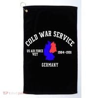 Cold War Service Air Force Veteran Germany 1984-1991 Golf Towel thumb 0