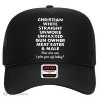 Christian White Straight Unwoke Unvaxxed Gun Owner Meat Eater Male How Else Can Hat thumb 0
