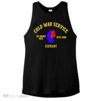 Cold War Service Germany US Army Veteran 1975 To 1980 Ladies PosiCharge Tri-Blend Wicking Tank thumb 0