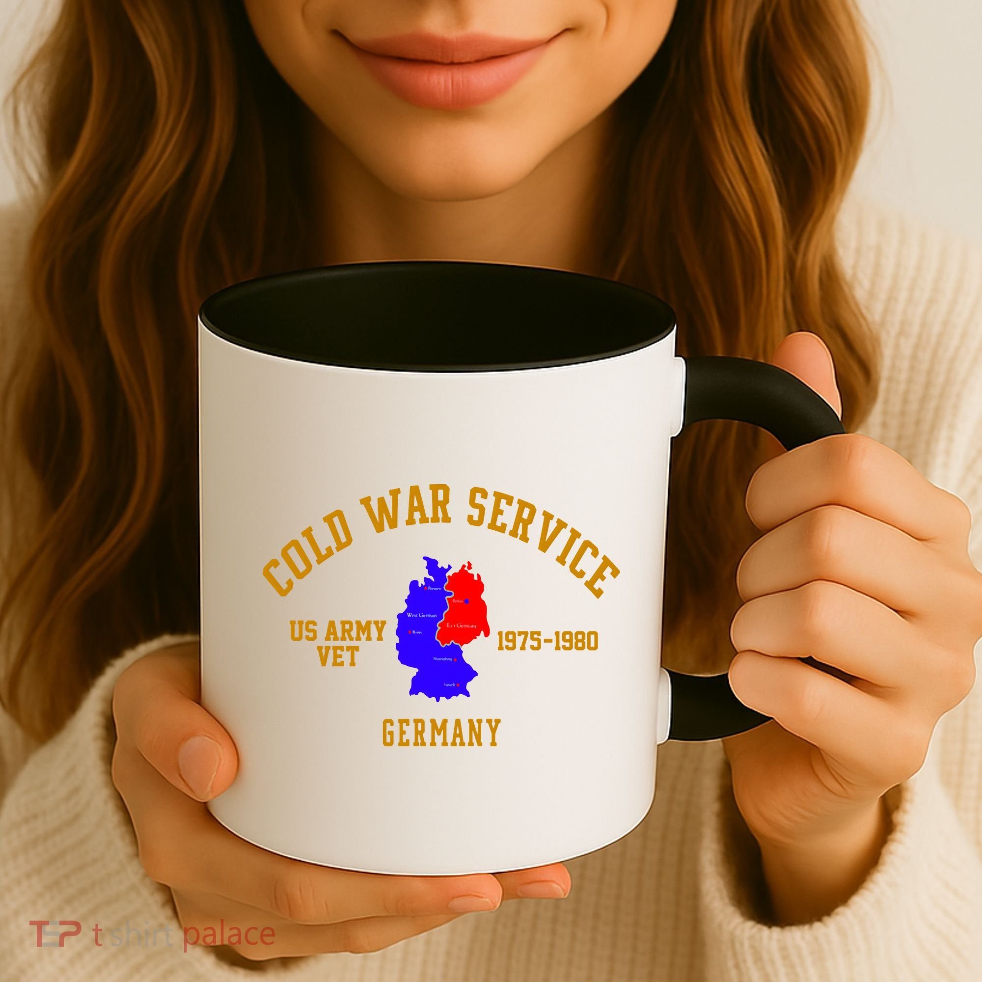 Cold War Service Germany US Army Veteran 1975 To 1980 Coffee Mug