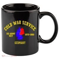 Cold War Service Germany US Army Veteran 1975 To 1980 11oz C Handle Ceramic Mug thumb 0
