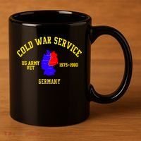 Cold War Service Germany US Army Veteran 1975 To 1980 11oz C Handle Ceramic Mug thumb 3