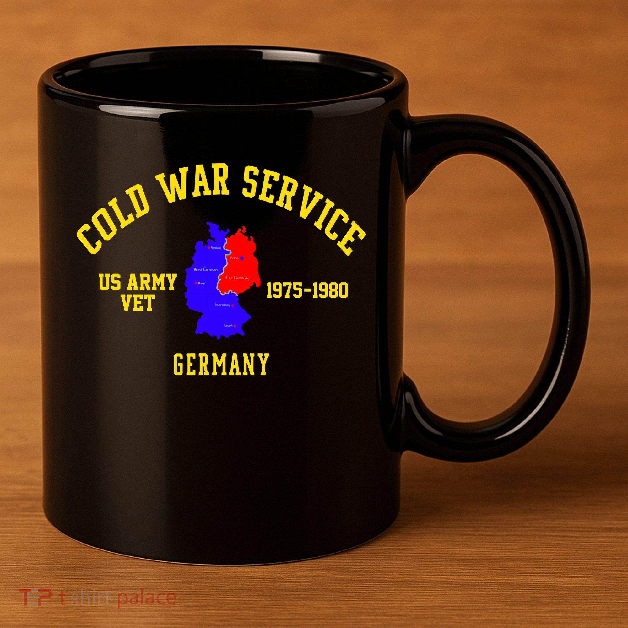 Cold War Service Germany US Army Veteran 1975 To 1980 11oz C Handle Ceramic Mug