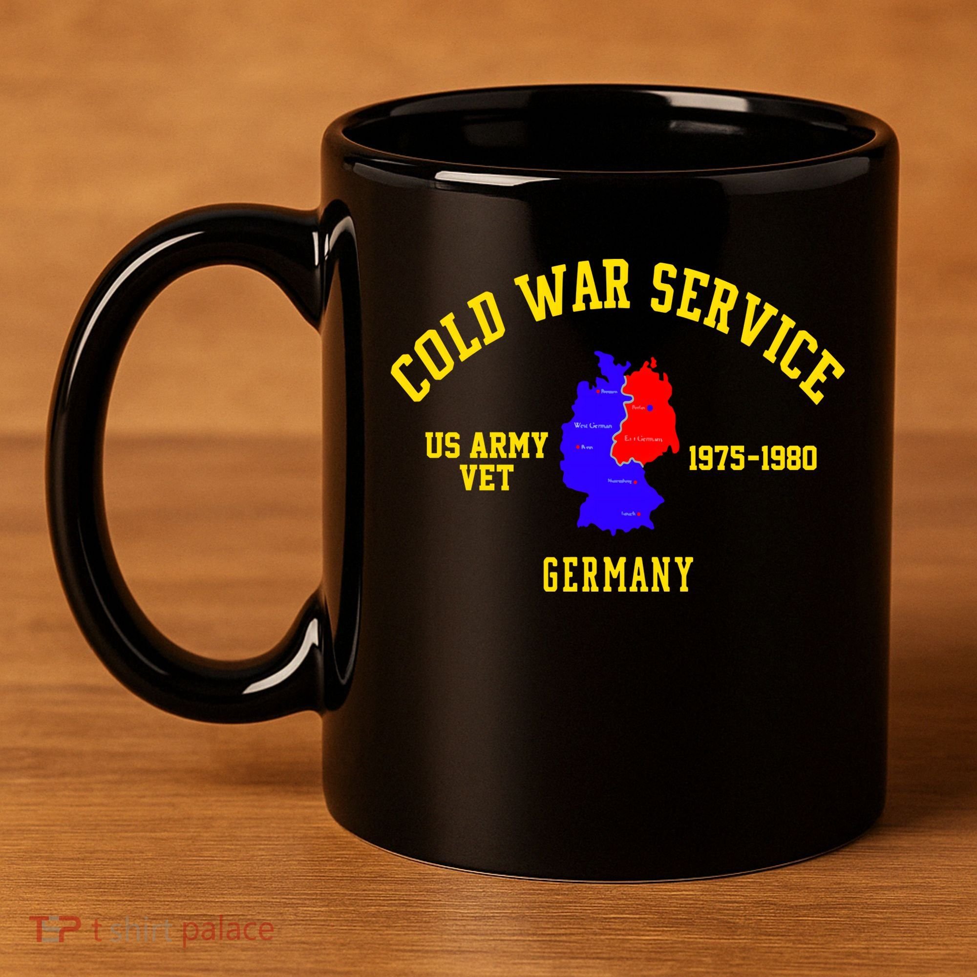 Cold War Service Germany US Army Veteran 1975 To 1980 11oz C Handle Ceramic Mug