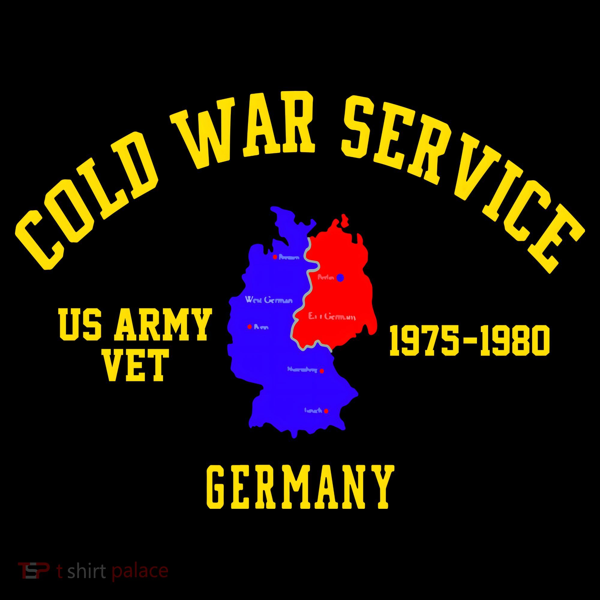 Cold War Service Germany US Army Veteran 1975 To 1980 Women's Hoodie