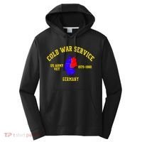 Cold War Service Germany US Army Veteran 1975 To 1980 Performance Fleece Hoodie thumb 0
