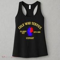 Cold War Service Germany US Army Veteran 1975 To 1980 Women's Tank Top thumb 3