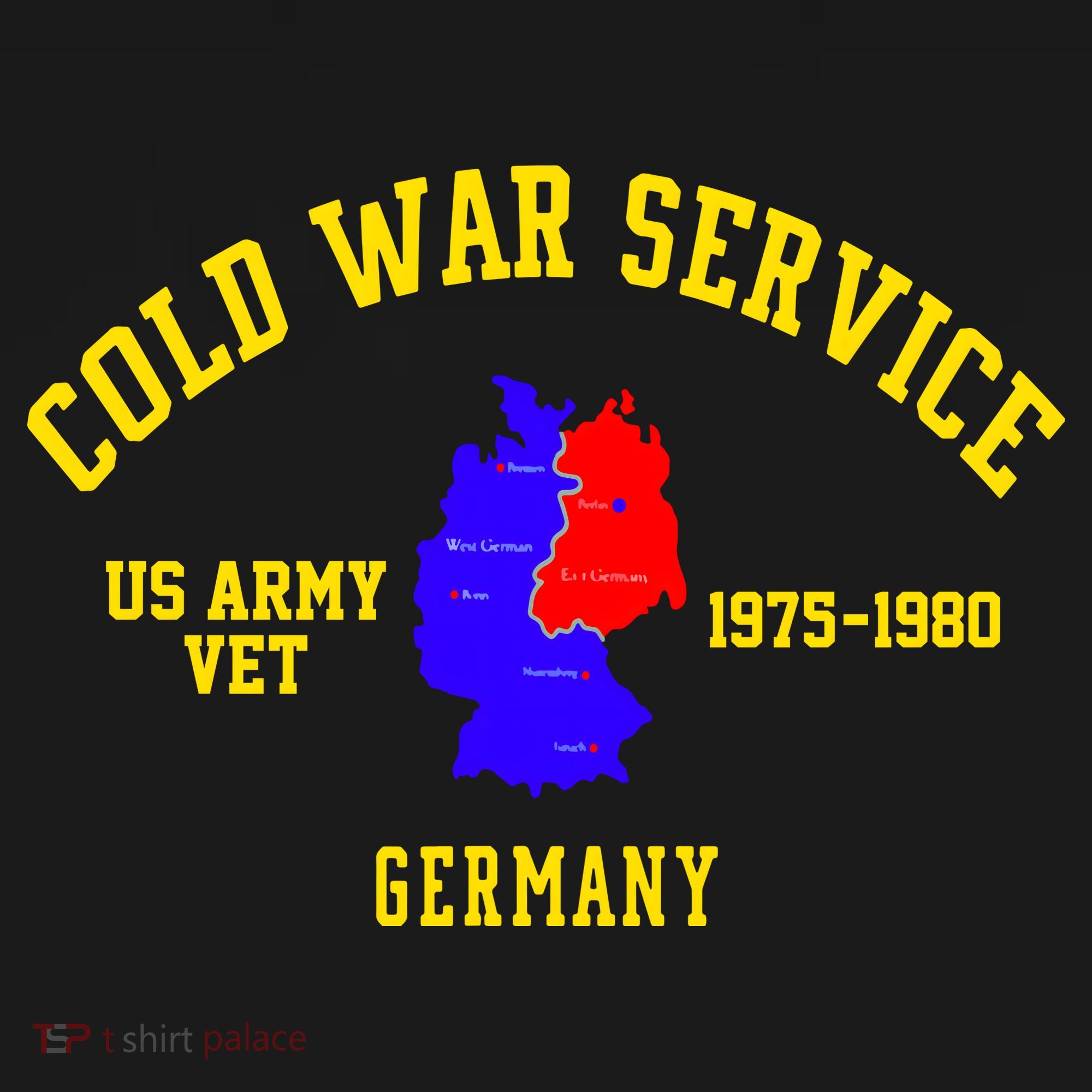 Cold War Service Germany US Army Veteran 1975 To 1980 Women's Tank Top
