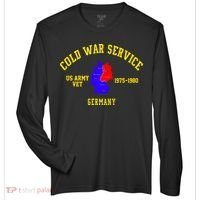 Cold War Service Germany US Army Veteran 1975 To 1980 Zone Performance Long-Sleeve T-Shirt thumb 0