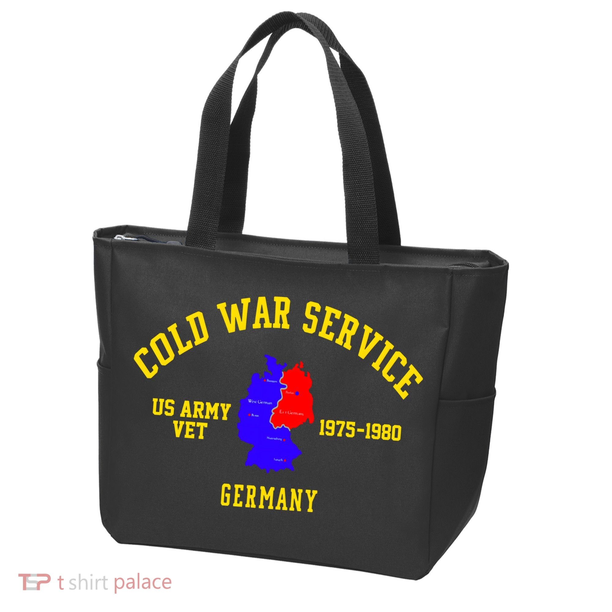 Cold War Service Germany US Army Veteran 1975 To 1980 Tote Bag
