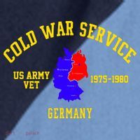 Cold War Service Germany US Army Veteran 1975 To 1980 Raglan Baseball Sleeve Shirt thumb 2