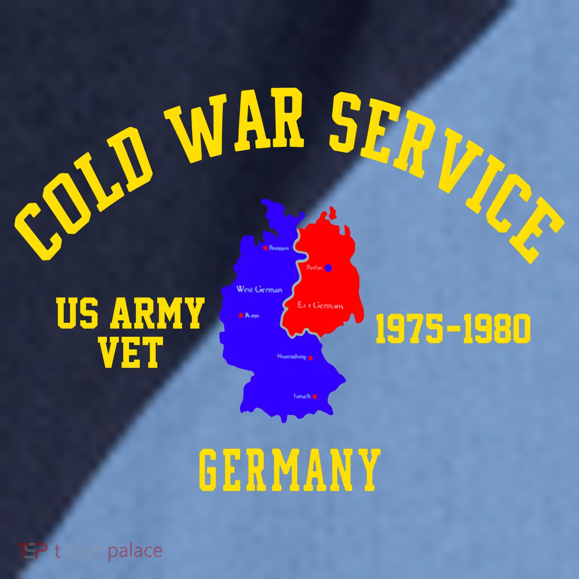 Cold War Service Germany US Army Veteran 1975 To 1980 Raglan Baseball Sleeve Shirt