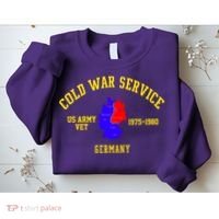 Cold War Service Germany US Army Veteran 1975 To 1980 Sweatshirt thumb 2