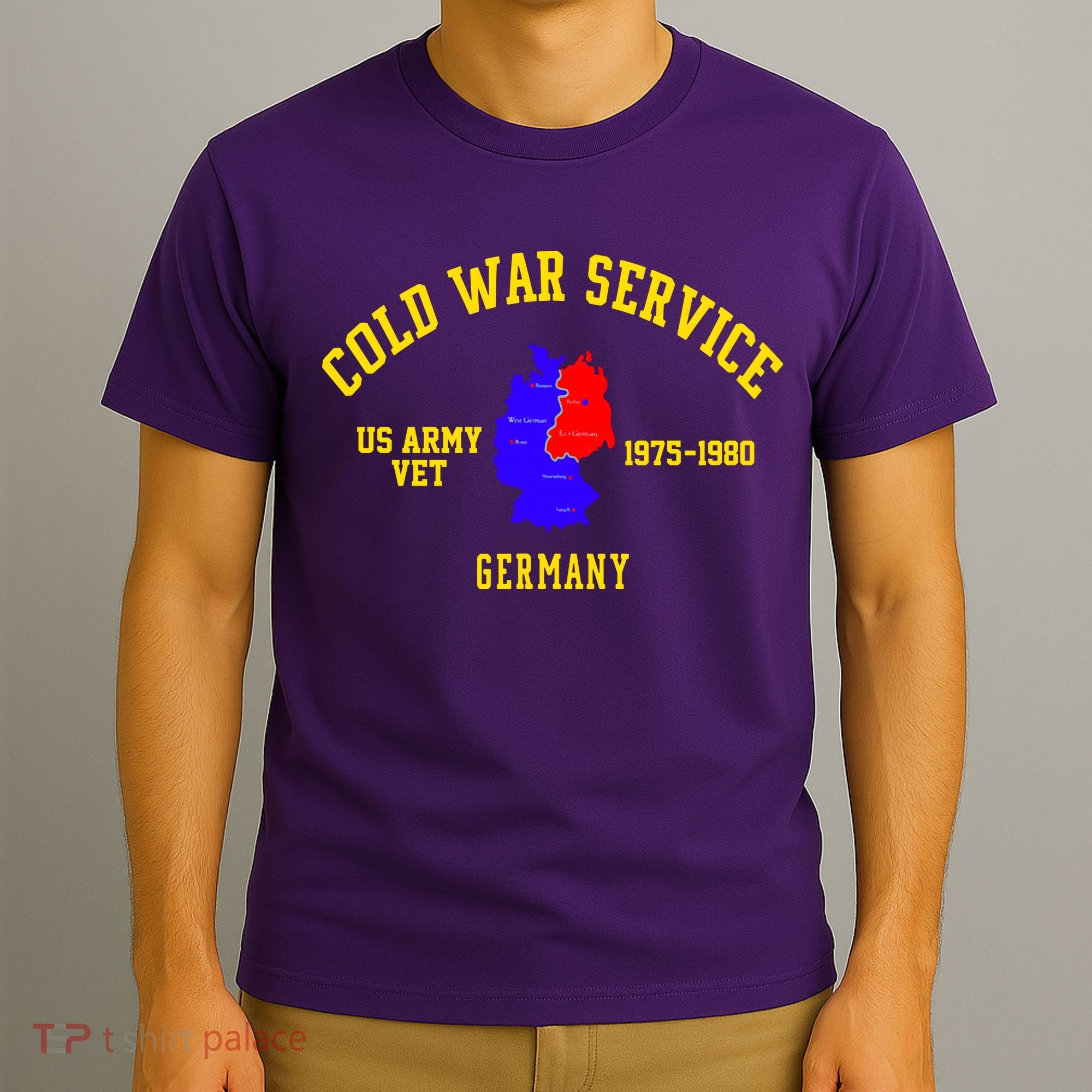 Cold War Service Germany US Army Veteran 1975 To 1980 T-Shirt