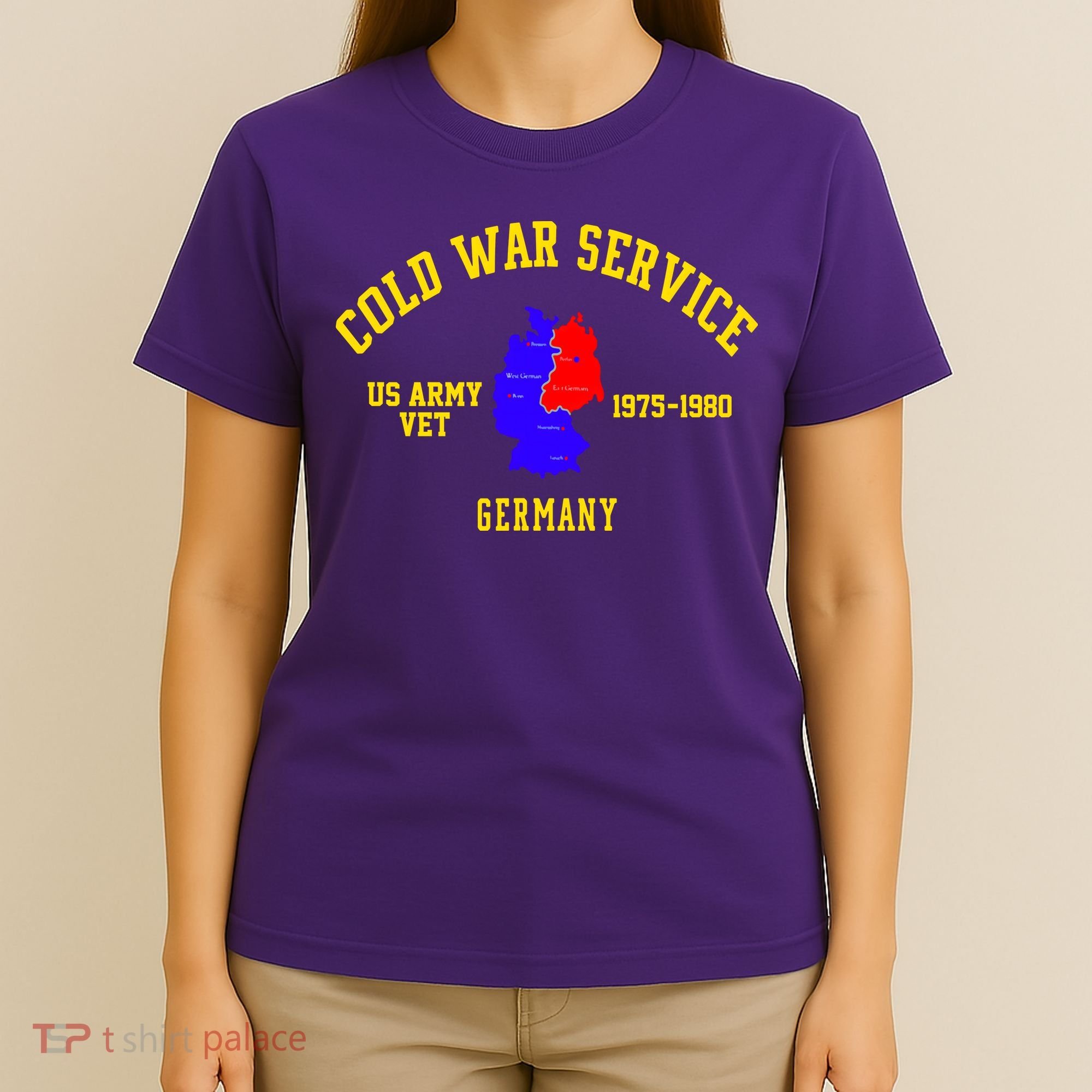 Cold War Service Germany US Army Veteran 1975 To 1980 T-Shirt