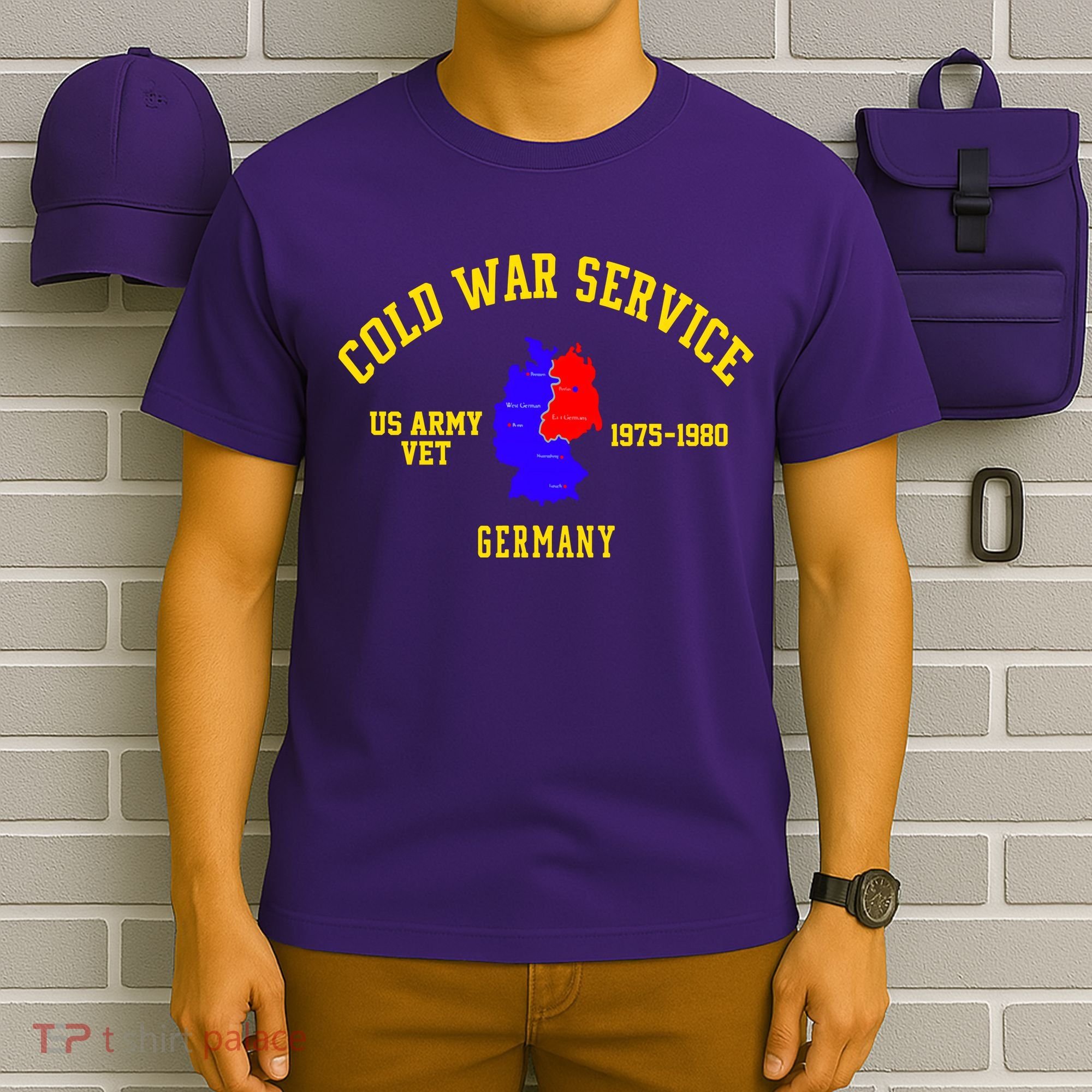 Cold War Service Germany US Army Veteran 1975 To 1980 T-Shirt