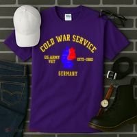 Cold War Service Germany US Army Veteran 1975 To 1980 Tall T-Shirt thumb 3