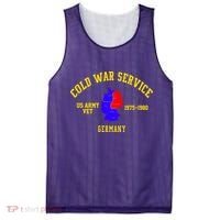 Cold War Service Germany US Army Veteran 1975 To 1980 Mesh Reversible Basketball Jersey Tank thumb 0