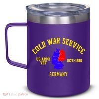 Cold War Service Germany US Army Veteran 1975 To 1980 12oz Stainless Steel Coffee Mug thumb 2