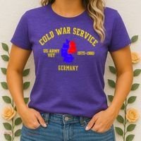 Cold War Service Germany US Army Veteran 1975 To 1980 Women's T-Shirt thumb 2