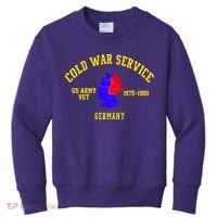 Cold War Service Germany US Army Veteran 1975 To 1980 Kids Sweatshirt thumb 0