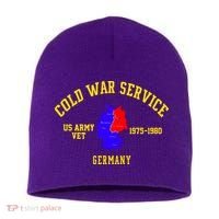 Cold War Service Germany US Army Veteran 1975 To 1980 Short Acrylic Beanie thumb 0