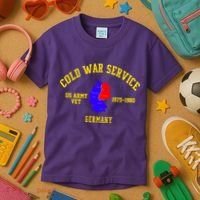 Cold War Service Germany US Army Veteran 1975 To 1980 Kids T-Shirt thumb 3