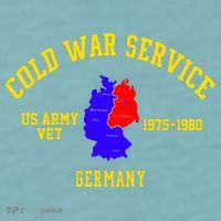 Cold War Service Germany US Army Veteran 1975 To 1980 Sueded Cloud Jersey T-Shirt thumb 2