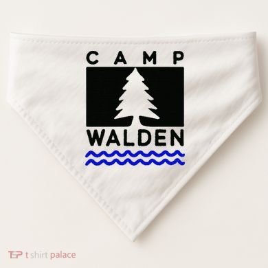 Camp Walden Summer Camp  Summer Camp USA-Made Doggie Bandana