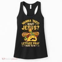 Christian Wanna Taco Bout Jesus Funny Women's Tank Top thumb 0