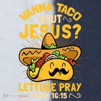 Christian Wanna Taco Bout Jesus Funny Sport-Tek Competitor United Soccer Jersey thumb 4