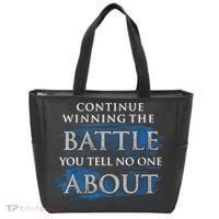 Continue Winning The Battle You Tell No One About Tote Bag thumb 0