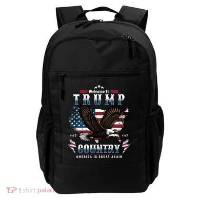 Classic Welcome To Trump Country Maga Eagle Backpack