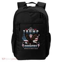 Classic Welcome To Trump Country Maga Eagle Backpack thumb 0