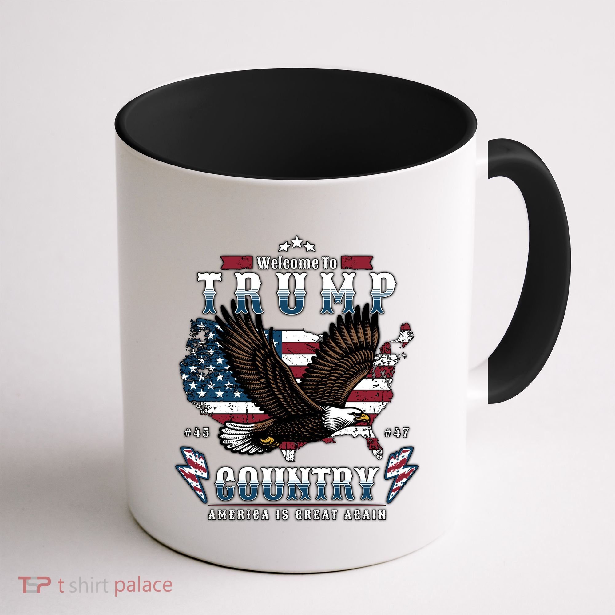 Classic Welcome To Trump Country Maga Eagle Coffee Mug