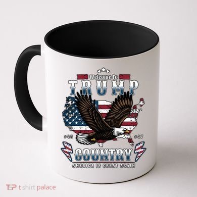 Classic Welcome To Trump Country Maga Eagle Coffee Mug