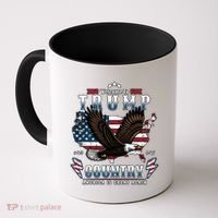 Classic Welcome To Trump Country Maga Eagle Coffee Mug thumb 0
