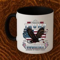 Classic Welcome To Trump Country Maga Eagle Coffee Mug thumb 2