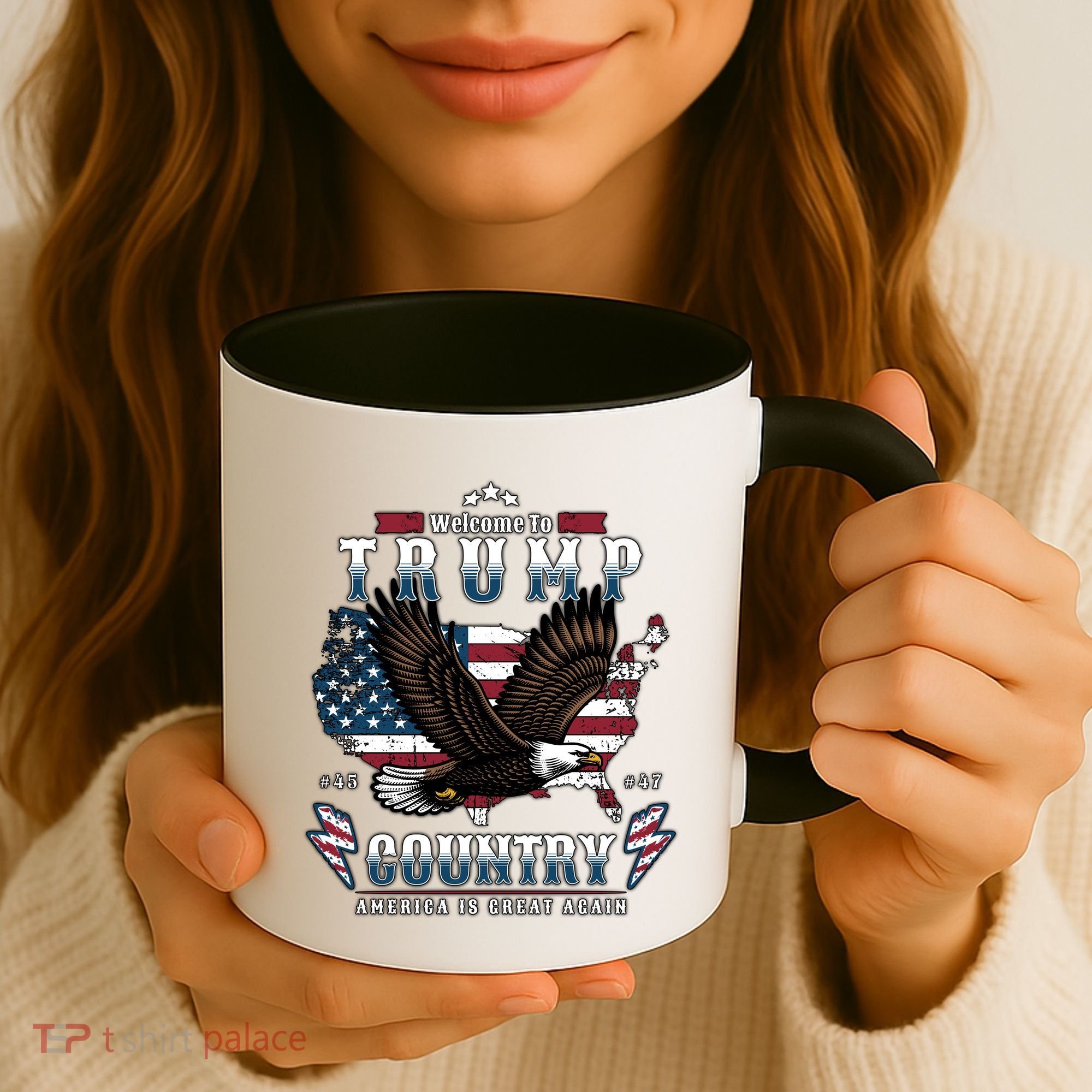Classic Welcome To Trump Country Maga Eagle Coffee Mug