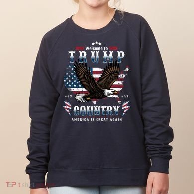 Classic Welcome To Trump Country Maga Eagle Women's Sweatshirt