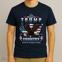 Classic Welcome To Trump Country Maga Eagle T-Shirt thumb 3
