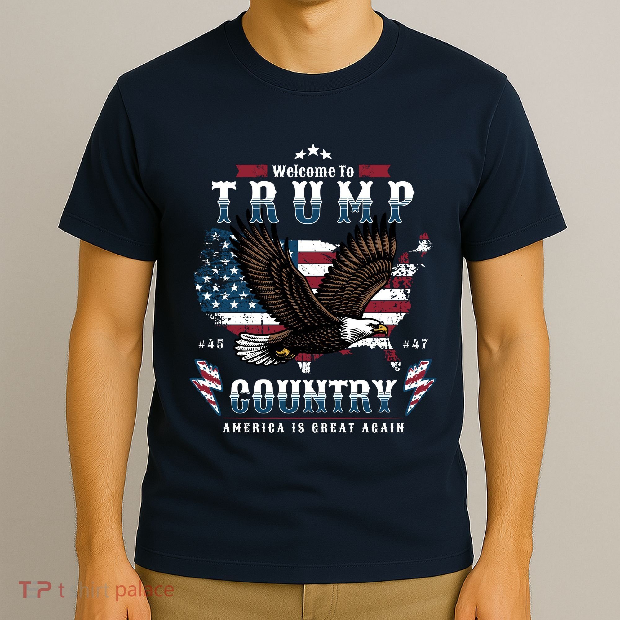 Classic Welcome To Trump Country Maga Eagle T-Shirt