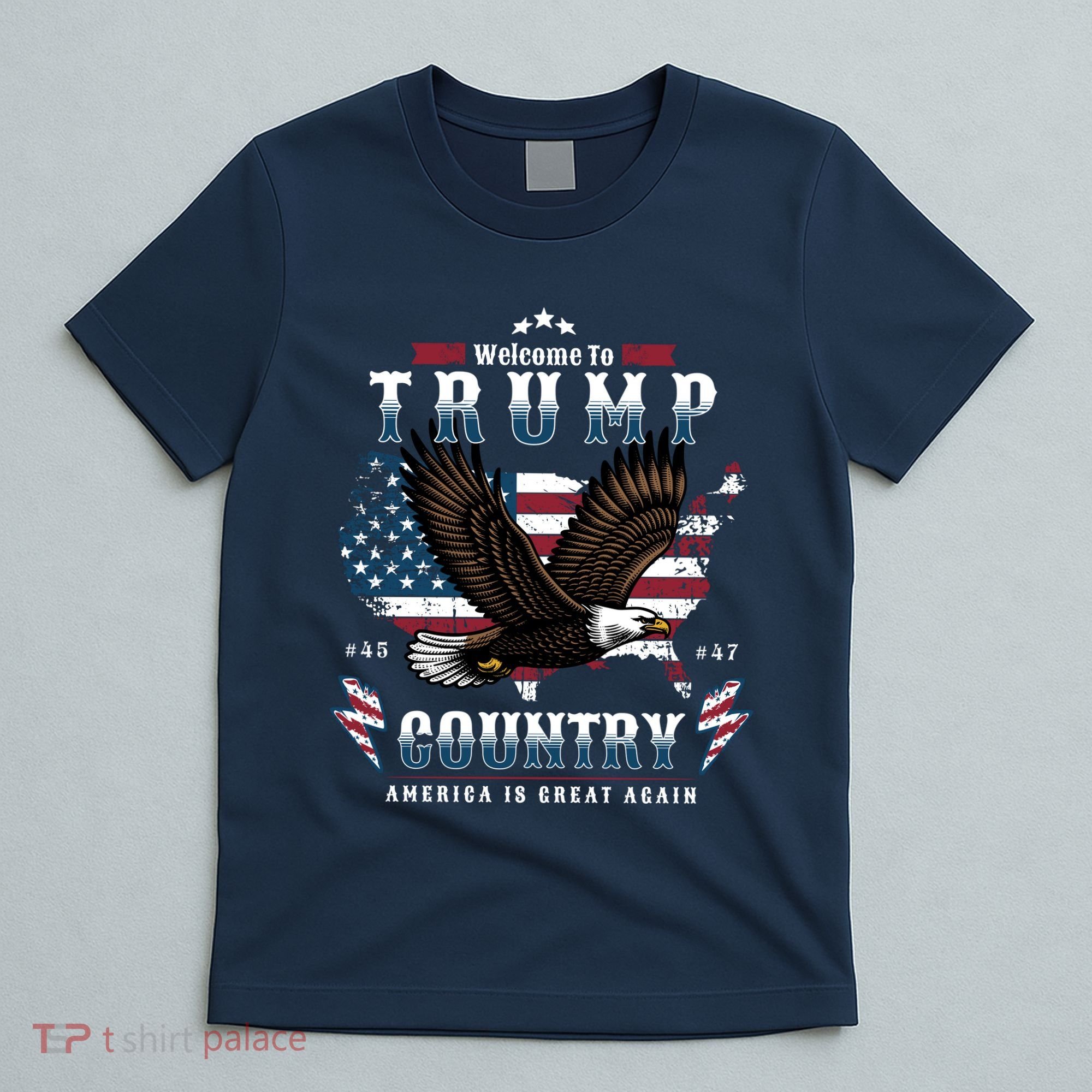 Classic Welcome To Trump Country Maga Eagle T-Shirt