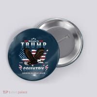 Classic Welcome To Trump Country Maga Eagle Button thumb 0